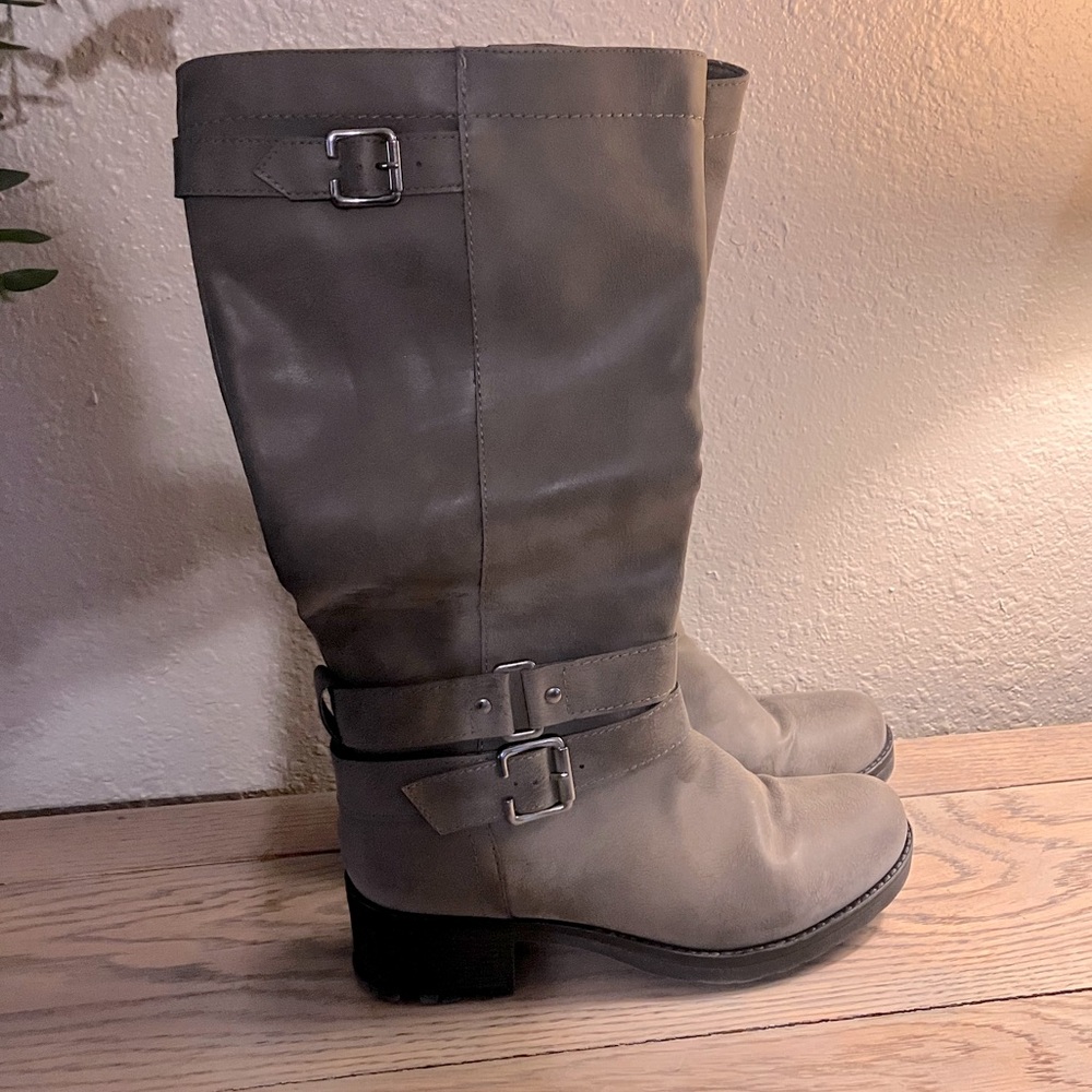 Gray Boots